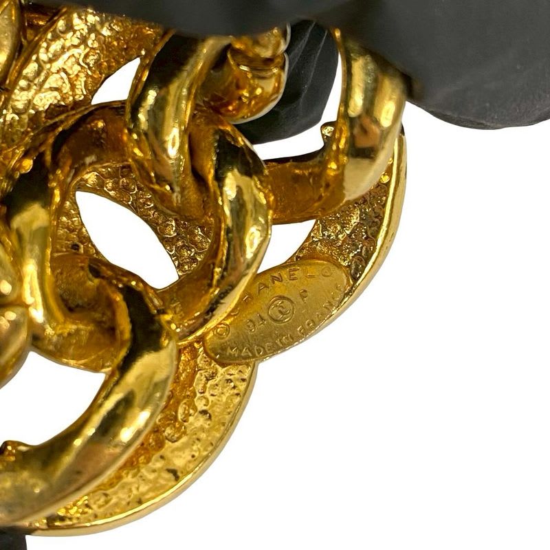 Chanel Coco Mark Motif GP Chain Bracelet Bangle Accessory Gold 94P