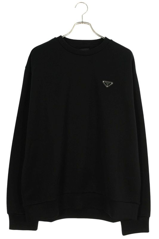 Prada 25SS Ujl79b Triangle Plate Sweatshirt Men's S