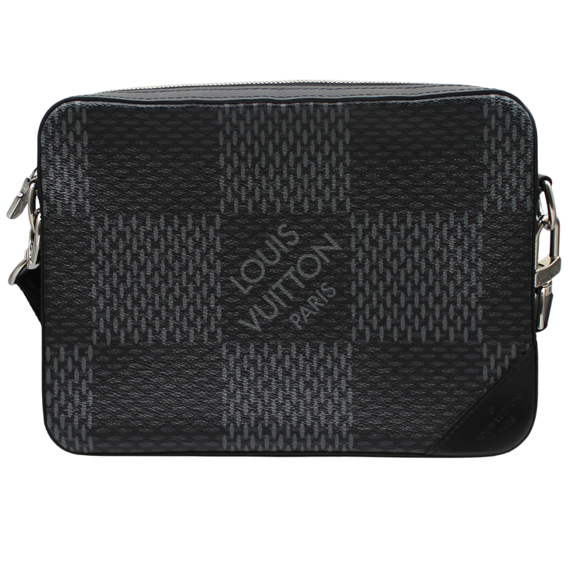 Louis Vuitton N50017 Damier Graphite Trio Messenger Shoulder Bag A25-2904