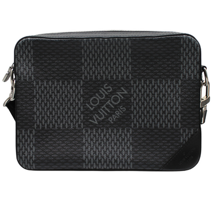 Louis Vuitton N50017 Damier Graphite Trio Messenger Shoulder Bag A25-2904