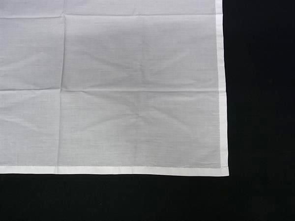 Hermes Evelyn 100% Cotton Handkerchief Pocket Chief Ladies Men White