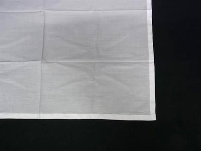 Hermes Evelyn 100% Cotton Handkerchief Pocket Chief Ladies Men White