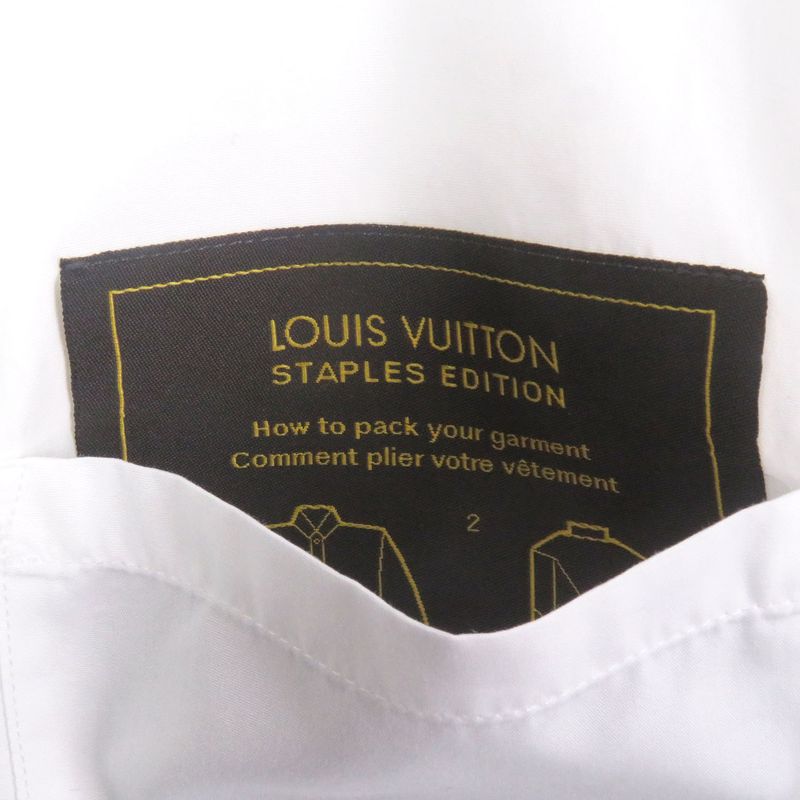 Louis Vuitton 20AW 100% Cotton Staples Edition Long Sleeve Shirt With Logo