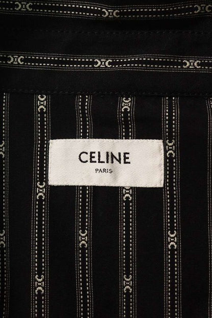 Celine 25SS 2t3610s48 Triomphe Western Long Sleeve Shirt Men's L