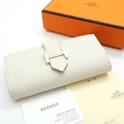 Hermes Bearn Key Case 4 Series Chevre White Series Similar To Svhardware Hermes
