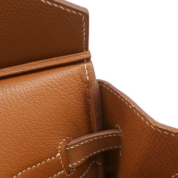 Hermes Handbag Birkin 35 Courchevel Gold Hardware Brown C Engraved [storage Bag