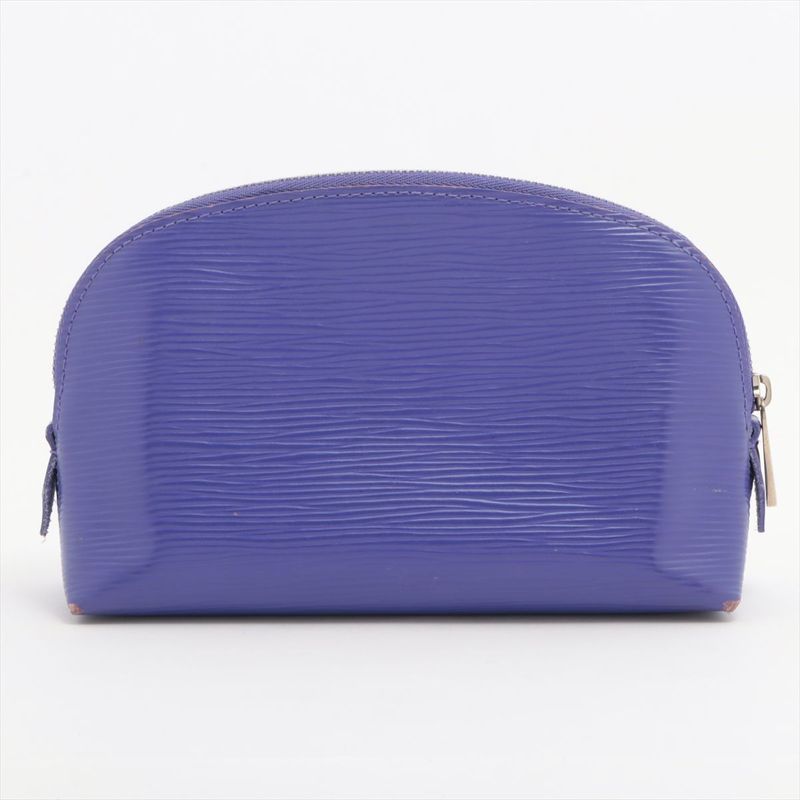 Louis Vuitton Epi Pochette Cosmetic Makeup Pouch Purple