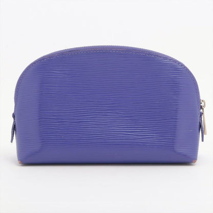 Louis Vuitton Epi Pochette Cosmetic Makeup Pouch Purple