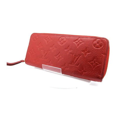 Louis Vuitton Portefeuille Clemence Long Wallet M60169 Ladies Red Pawnshop Lot