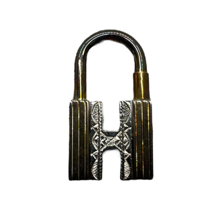 Hermes H Motif Padlock Cadena Charm H Motif Padlock Cadena Charm Silver with