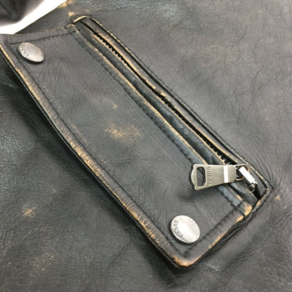 Gucci Men's Rider Jacket Size 44 454032 Xg313 Black