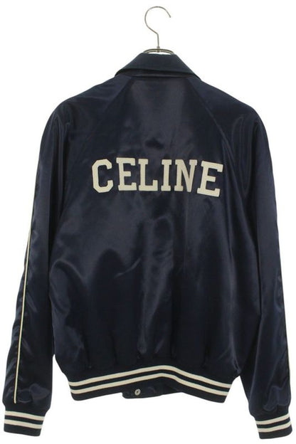 Celine 25SS Rv08u0550 Satin Polished Teddy Jacket Blouson Men's 48