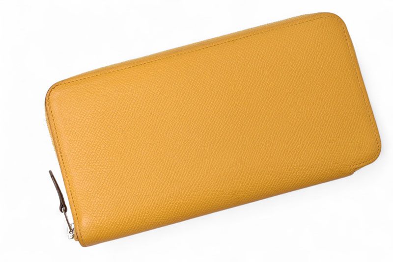 Hermes Wallet Hermes Long Wallet Azap Silk Quin Vaux Epson Sesame Silver