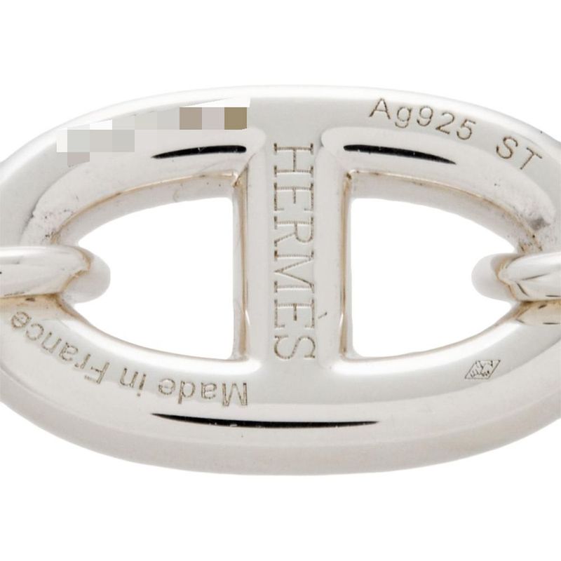 Hermes Chaine D'ancre Farandole ST Bracelet Sv925 254g 155cm (610in)