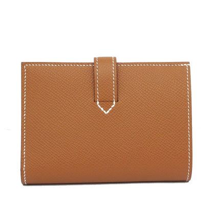 Hermes New-h Passant Compact Vo-epson Gold Silver-hardware Bifold