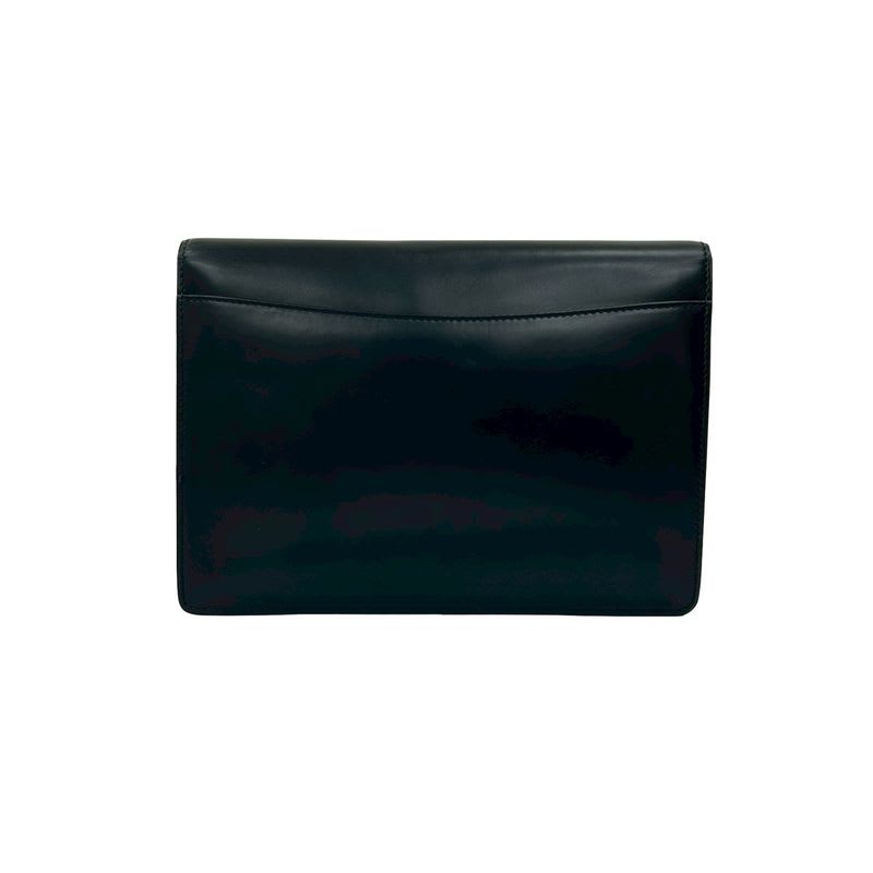 Celine Vintage Star Ball Logo Hardware Calf Leather Chain Shoulder Bag Pochette