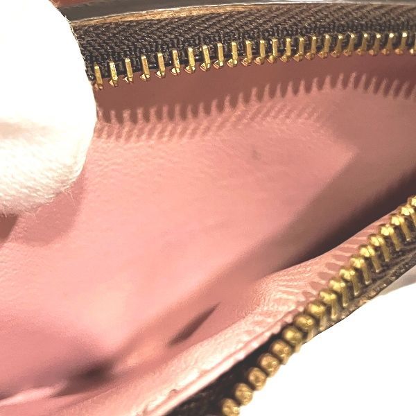 Louis Vuitton Monogram Portefeuille Zoe M62933 Rose Ballerine Trifold Wallet