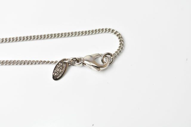 Chanel Necklace Pendant Chain Women's Chanel Circle Motif Coco Mark CC Silver