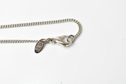 Chanel Necklace Pendant Chain Women's Chanel Circle Motif Coco Mark CC Silver