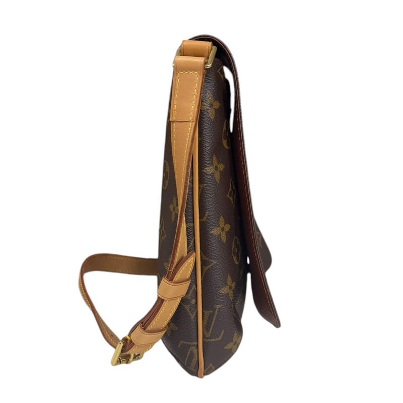 Louis Vuitton Musette Salsa Monogram Shoulder Bag Monogram Canvas M51258 Brown