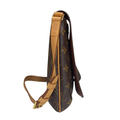 Louis Vuitton Musette Salsa Monogram Shoulder Bag Monogram Canvas M51258 Brown