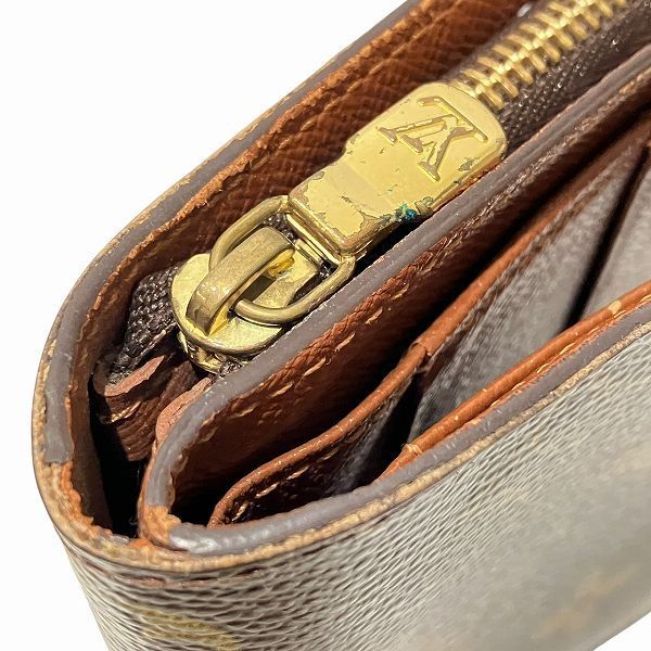 Louis Vuitton Monogram Compact Zip M61667 Bifold Wallet Unisex