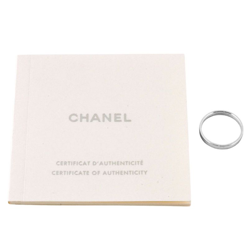 Chanel John Eternal Marriage Ring #56 J0895 Pt950 39g Pt950