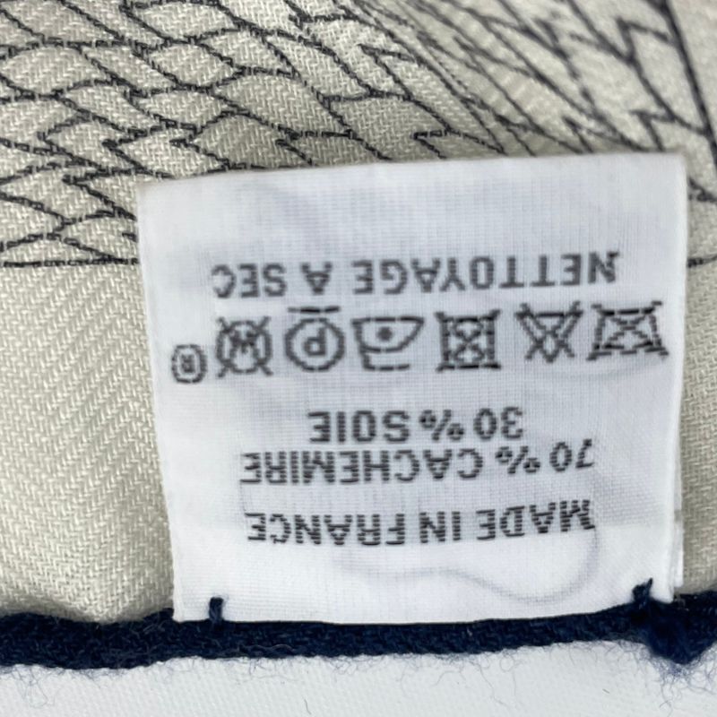 Hermes Scarf Carre 140 Large Size Carre Geant Natural Regression Cashmere