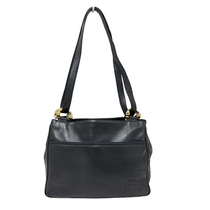 Loewe Shoulder Bag Amazona Black Leather