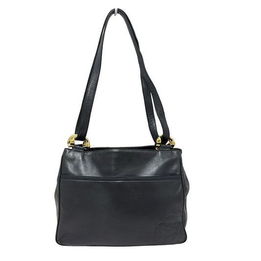 Loewe Shoulder Bag Amazona Black Leather