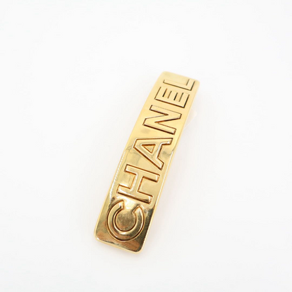 Chanel Logo Barrette Metal