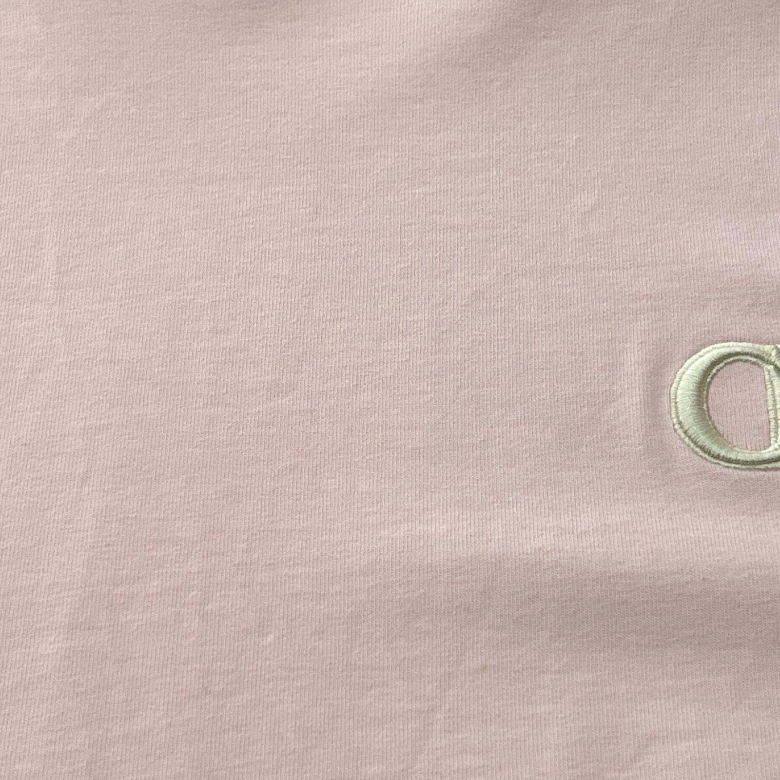 Christian Dior T-Shirt One Point Logo Size Ⅼ Pink