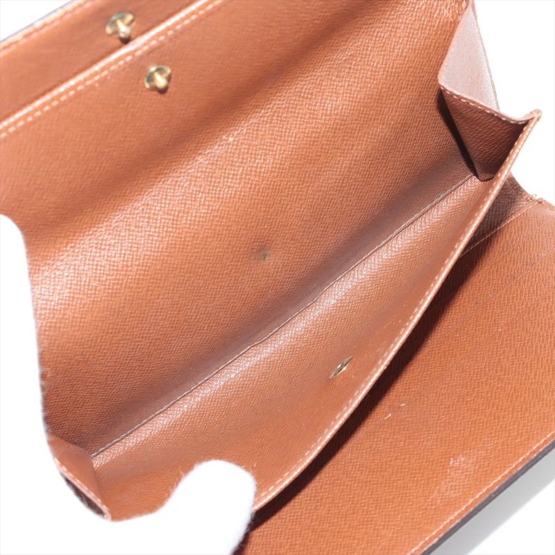 Louis Vuitton Monogram Porte Trésor International Long Wallet M61215 Brown Made