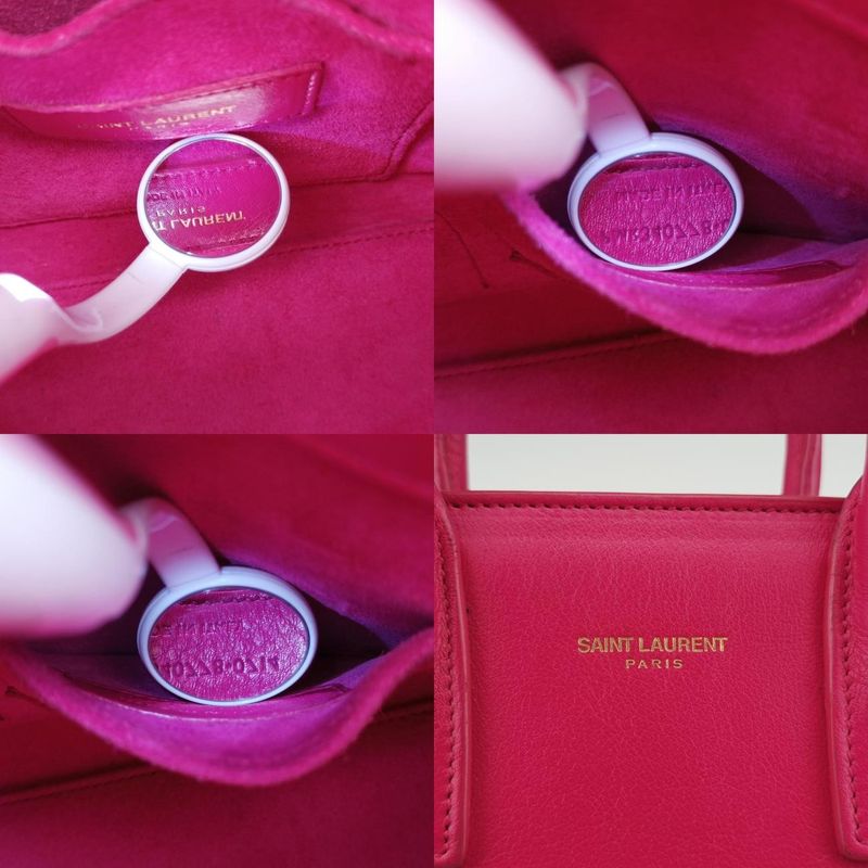 Yves Saint Laurentyves Saint Laurentsac De Jour Nano Rose Redleather 340778pmr34