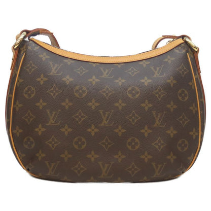 Louis Vuitton 06 M40076 Monogram Tulum PM Shoulder Bag Twist Lock Brown Women