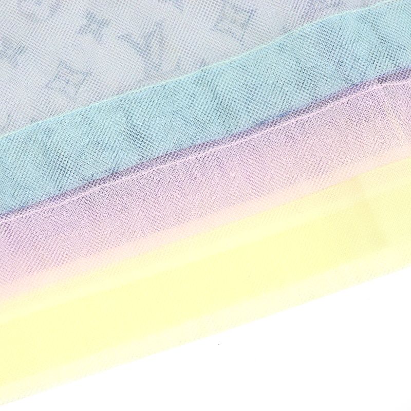 Louis Vuitton 20SS Monogram Tulle Layered Short-sleeved T-shirt Cut And Sewn