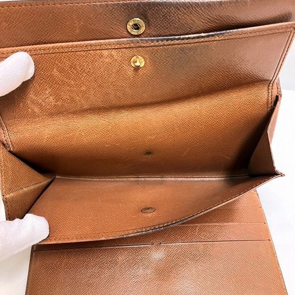 Louis Vuitton Monogram Porte Trésor International M61215 Long Wallet Trifold