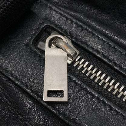 Saint Laurent Paris Backpack Sac - 649765 Black Leather