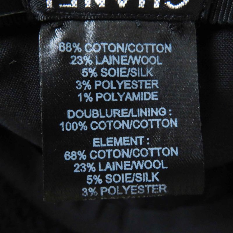 CHANEL 22B Aa8562 Coco Mark Fantasy Tweed Cap Hat Black Lame M With Box Made