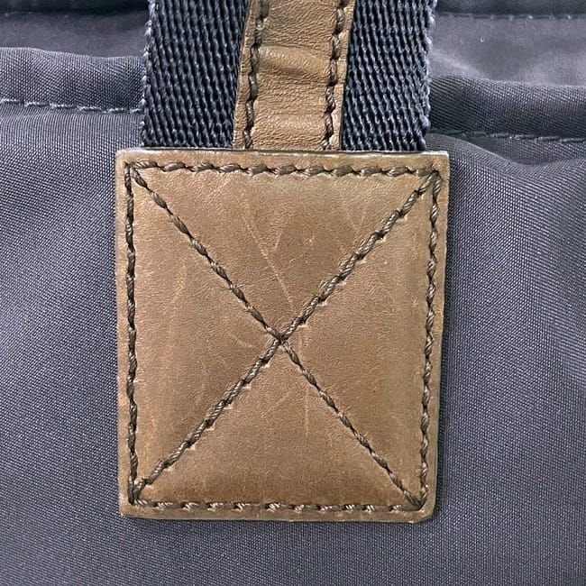 Gucci Tote Bag Navy Diamante 268112 Excellent Condition Nylon