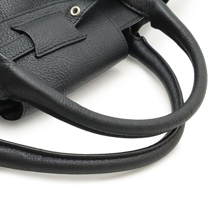 Celine Big Bag Small Handbag 2WAY Shoulder Bag Crossbody Leather Black Black