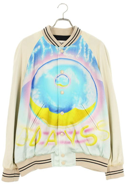 Celine 22SS 2v28h353q Artist Print Teddy Jacket Blouson Men's 48