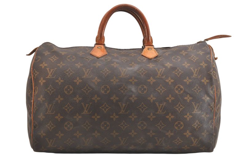 Louis Vuitton Monogram Speedy 40 Hand Boston Bag M41522 LV 2961n