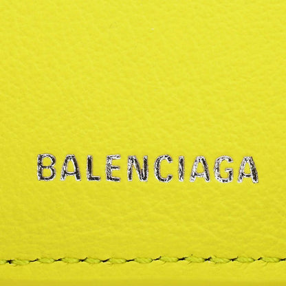 Balenciaga Trifold Wallet Paper Yellow