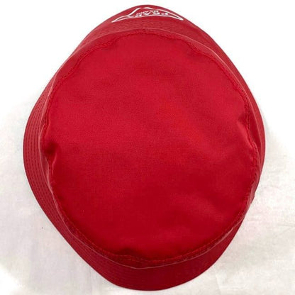 Prada Hat Red 2hc280 Excellent Condition Cleaned