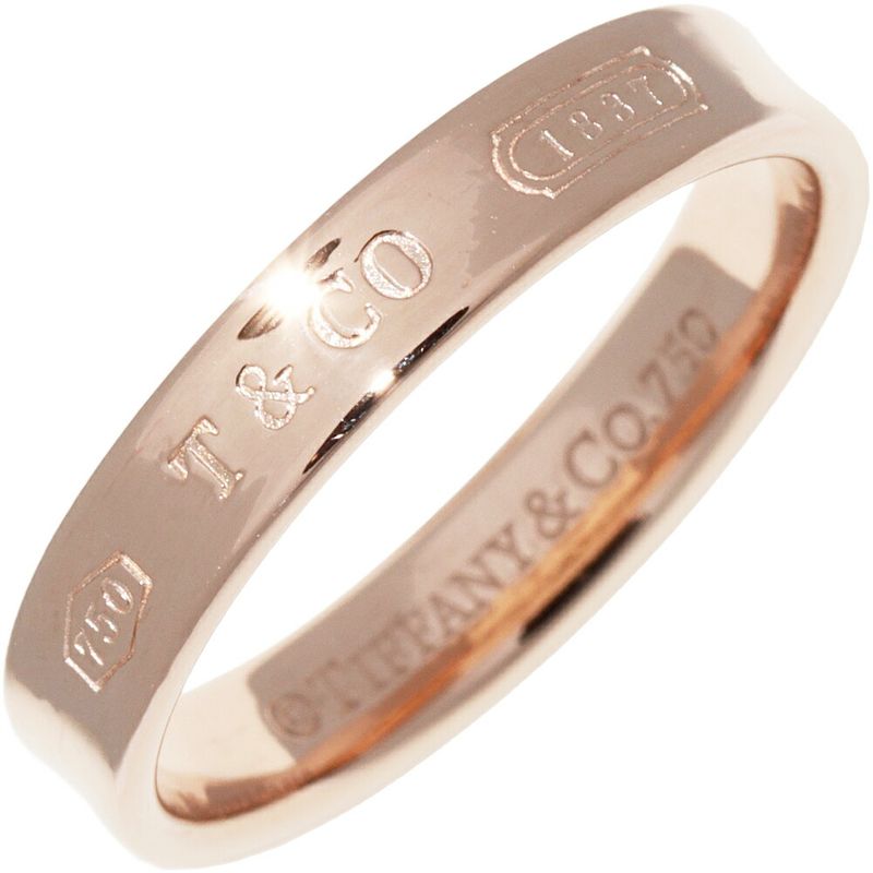Tiffany & Co Ring 18K Pink Gold 1837 Narrow Ring Width 36mm (014in)