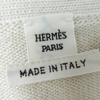 Hermes 22AW 2h2704dn 100% Wool Silk Long Length Knitted Cardigan With Bell