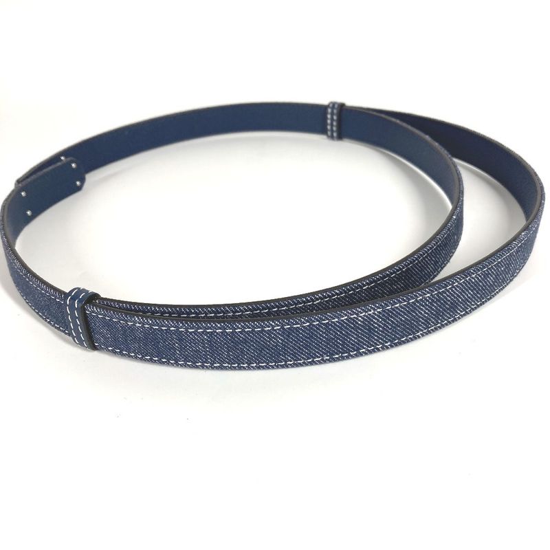 Hermes Belt Jean 18 Kelly Belt Denim Blue