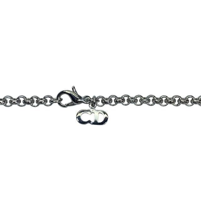 Christian DIOR Necklace Pendant Accessory Jewelry Small Item Rose Flower Motif