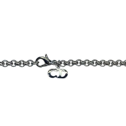 Christian DIOR Necklace Pendant Accessory Jewelry Small Item Rose Flower Motif